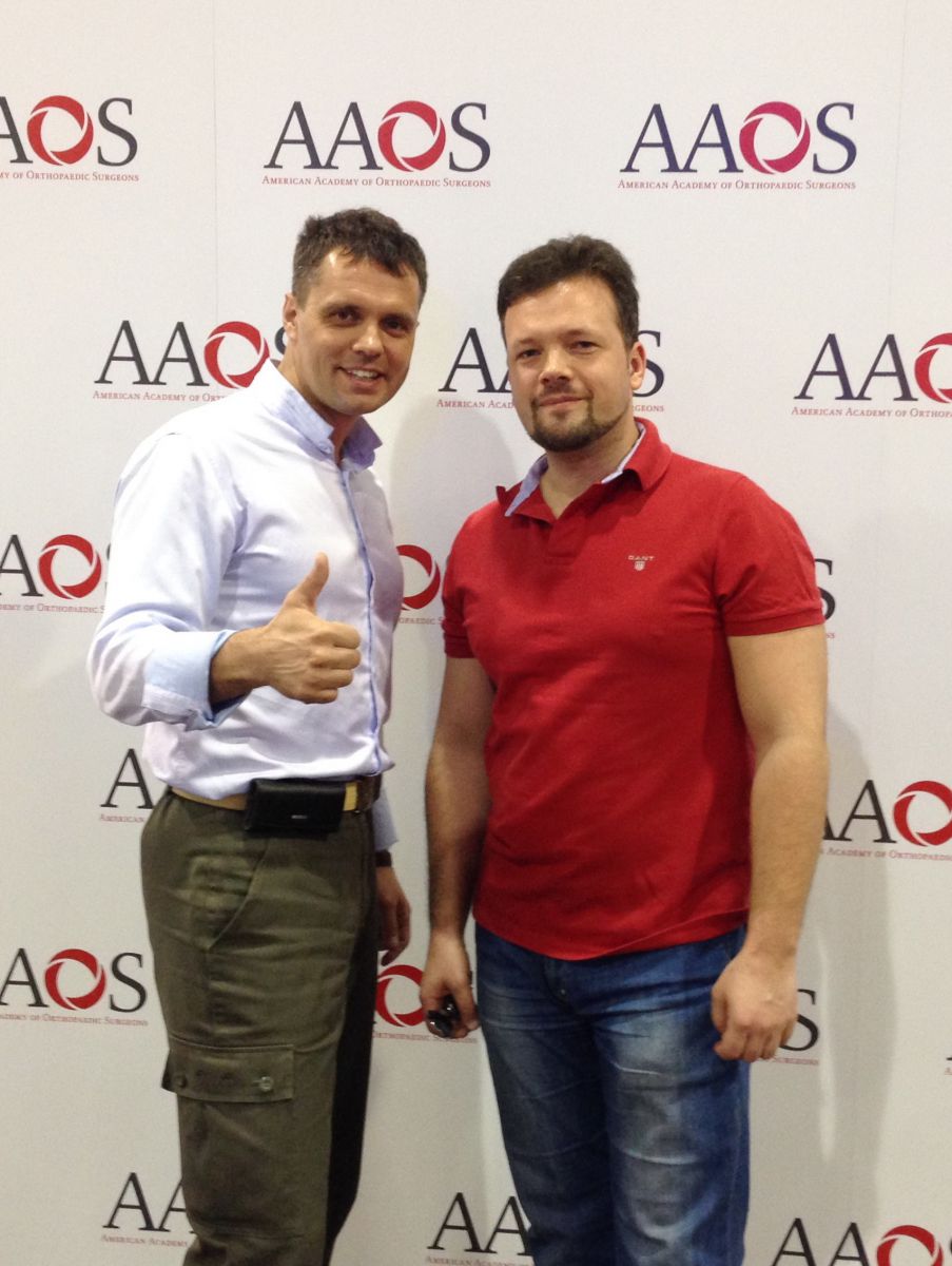 д.м.н., проф.каф. Давыдов Д.В. и к.м.н Умников А.С. во время проведения конференции